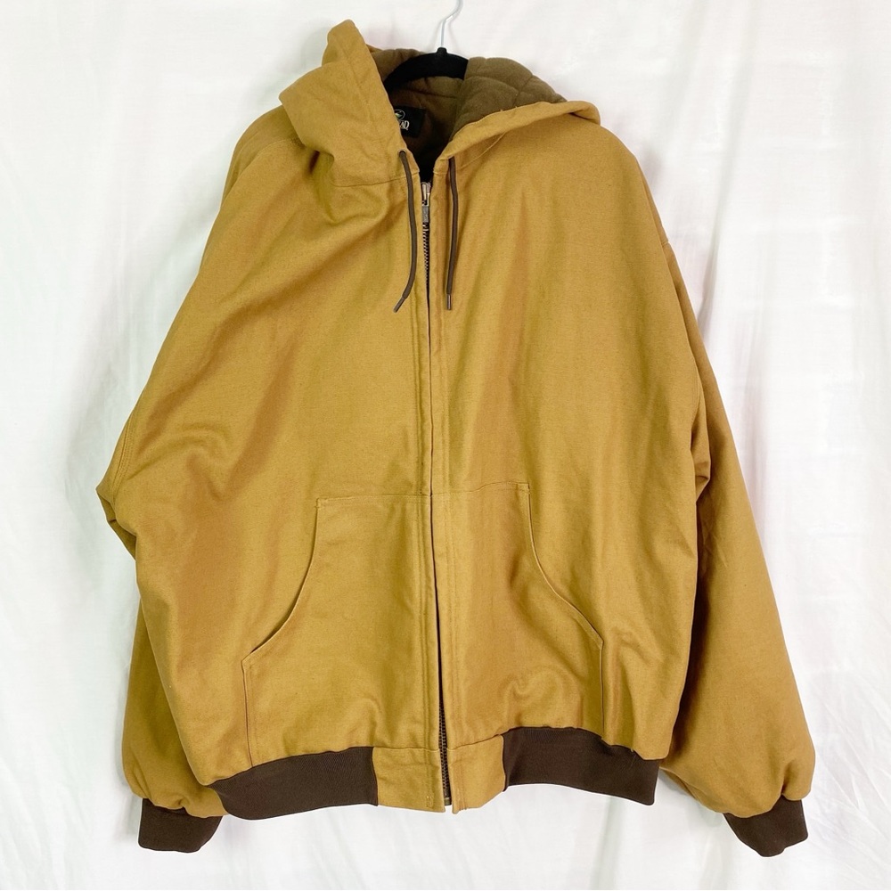 Red Head Work Jacket Chore Coat Barn Coat Duck Canvas Tan/Brown 4XL